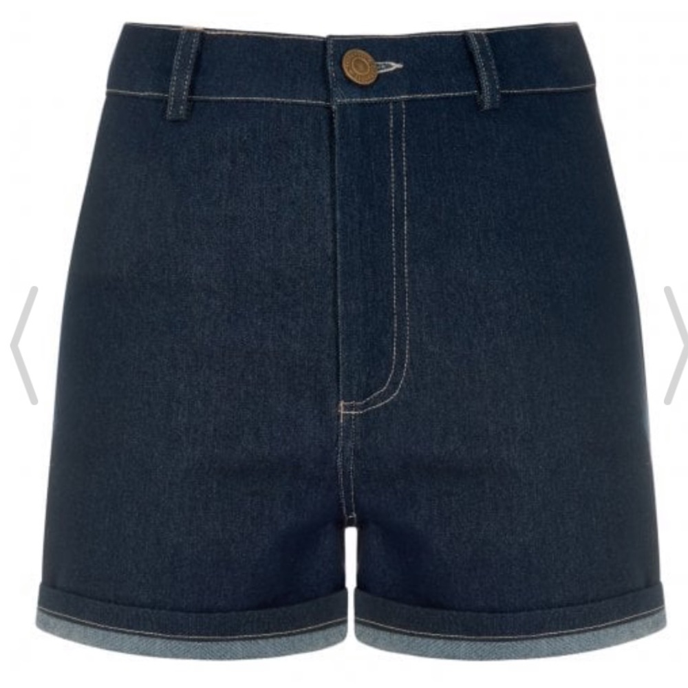 High rise denim shorts NWT